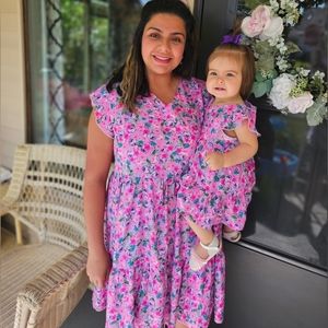 Mommy and Me Little Mia Bella Lilas Dress